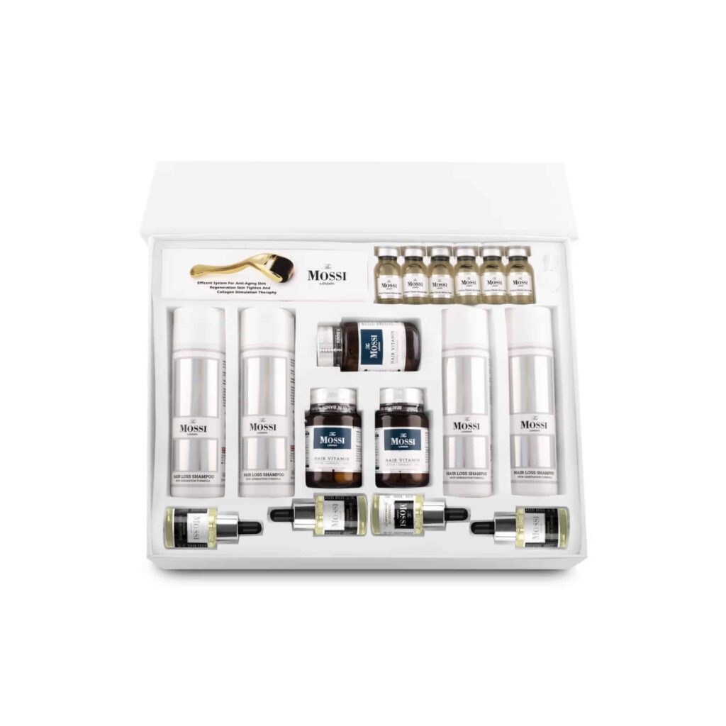 The Mossi London 6-Month Flacon Plus Hair Set | Full Post-Transplant Regrowth Program