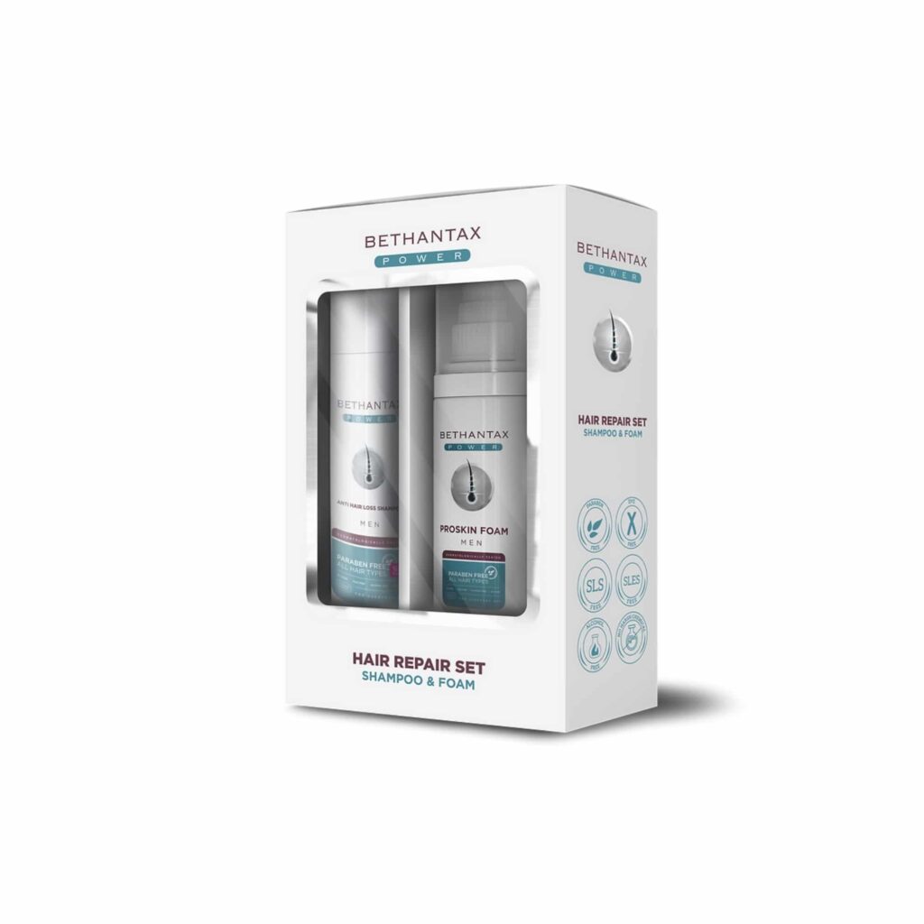 Bethantax Power Ultra Hair Recovery Kit | Anti-Hair Loss Shampoo & Panthenol Lotion