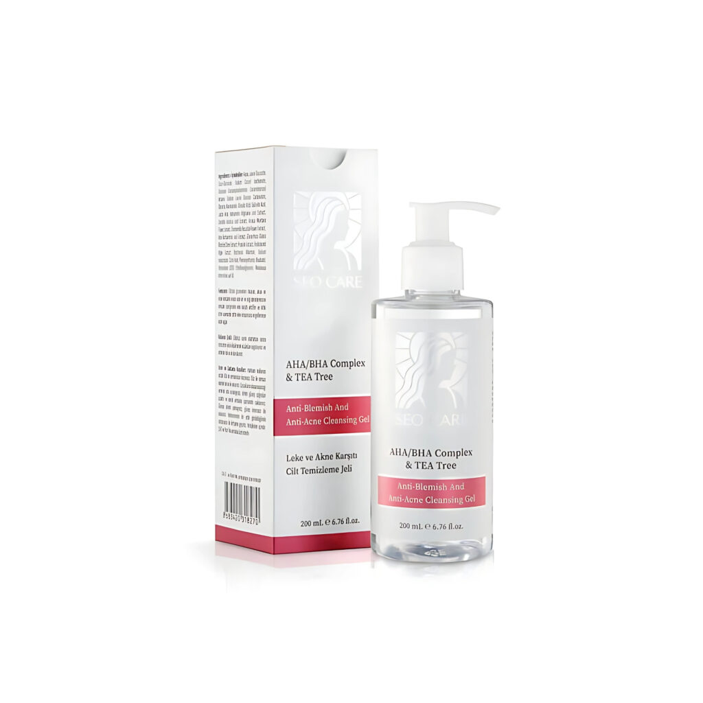 Seo Care AHA/BHA Complex Cleansing Gel 200 ml | Anti-Blemish & Dark Spot Care