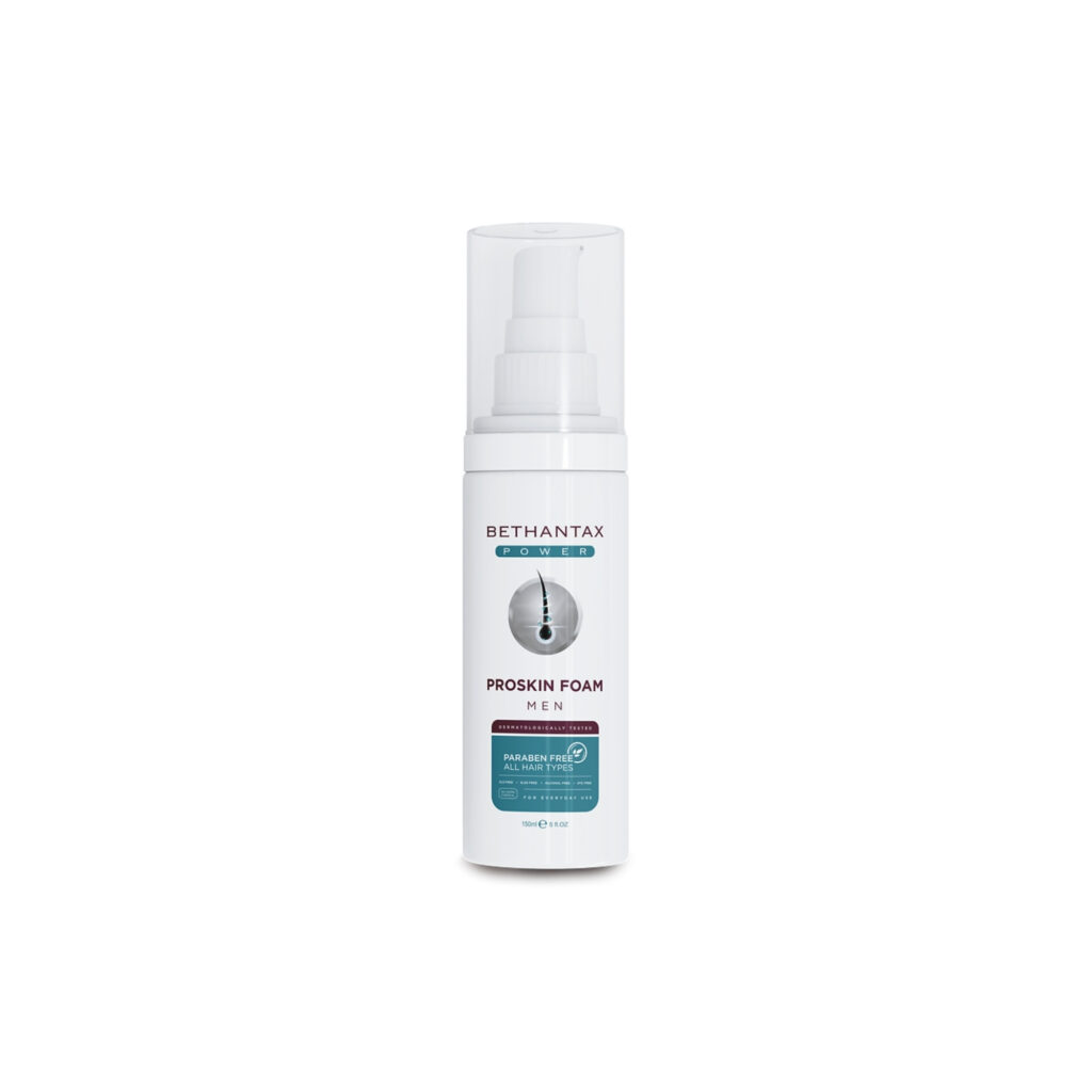 Bethantax Power Pro Skin Moisturizing Foam 150 ml | Hydrating Scalp & Skin Care