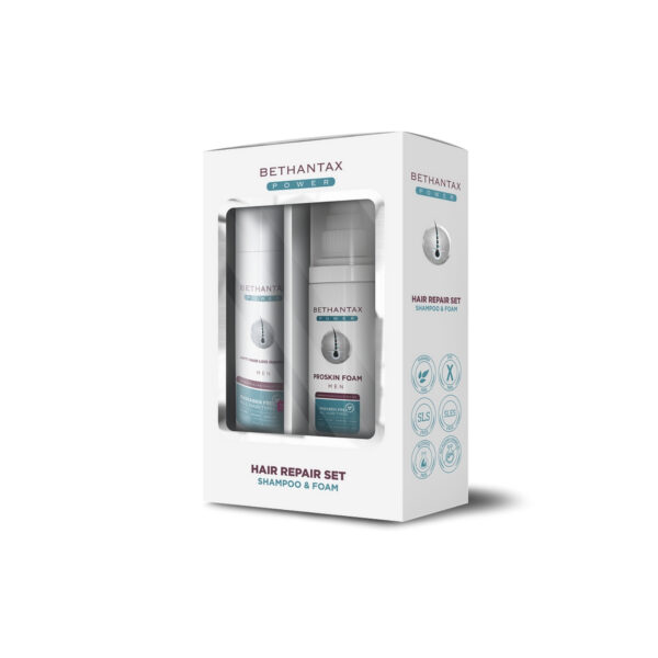 Bethantax Power ProHair Recovery Kit | Anti-Hair Loss Shampoo & Foam