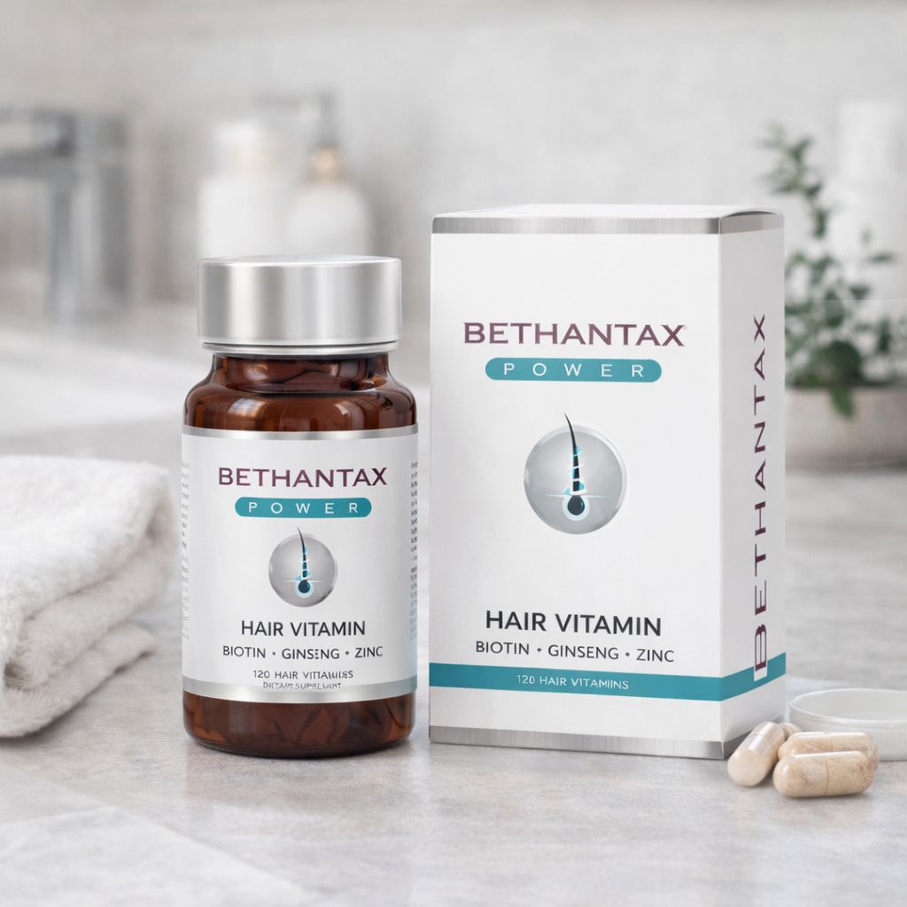 Bethantax Power Hair Vitamins with Biotin and Zinc