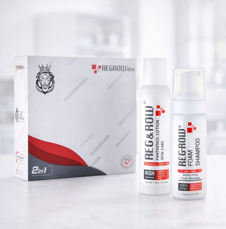 Regrow Hair 2-in-1 Anti Hair Loss Shampoo and Lotion